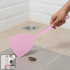 Plastic fly swatter with long handle for household pest control