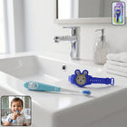 Kids toothbrush with cartoon watch toy in colorful design
