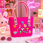 Fashionable tote bag for girls with trendy design