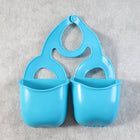 Double Layer Sink Hanging Storage Basket hung on faucet for organized kitchen