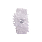 Lightweight elastic baby headband with floral design