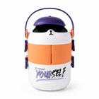 Stylish cartoon kids lunch container with secure locks