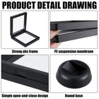 Jewellery display box showing floating effect of various pieces