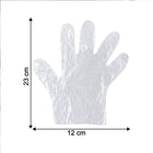 Close-up of disposable gloves for easy wearing