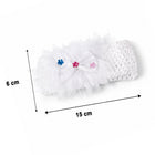 Fashionable baby hair accessory with floral design