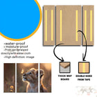 Wildlife lion art wall decor for living room and nursery