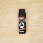 Easy-to-use black shoe polish to give shoes a glossy finish