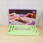 Stylish floral printed serving tray for everyday use
