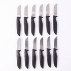 Vegetable chopping knives with plastic ergonomic handles