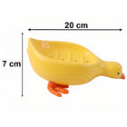 Waterproof duck-shaped soap holder box for kids bathroom