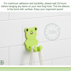 Detailed view of plug being hung on socket holder