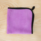 Purple microfiber cleaning cloth detail image