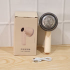 Packaging box for fabric shaver