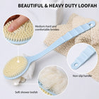 Long handle bath brush showing size and design