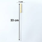 Steel BBQ skewers perfect for outdoor cooking and grilling