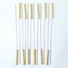 Grilling skewers set with wooden handles for kebabs and vegetables
