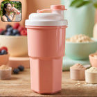 protein shaker tumbler 400ml with flip lid for gym and travel