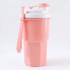 gym shaker bottle with secure flip lid for smoothies water bottle home & kitchen