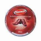 Smooth shine brown shoe polish application