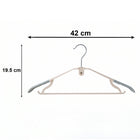 Lightweight plastic hangers for easy handling