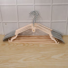 Reusable plastic hangers for clothes storage