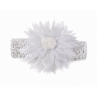 Lightweight floral headband suitable for newborns and toddlers