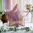 Event use of star marble foil balloon
