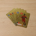 Trading cards for kids game with football players