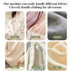Detailed view of garment steamer design for home fabric care