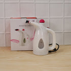 Portable garment steamer perfect for travel and quick fabric refreshment