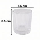 Premium transparent crystal glass tumbler for daily use