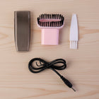 Compact vacuum cleaner with brush attachment in use