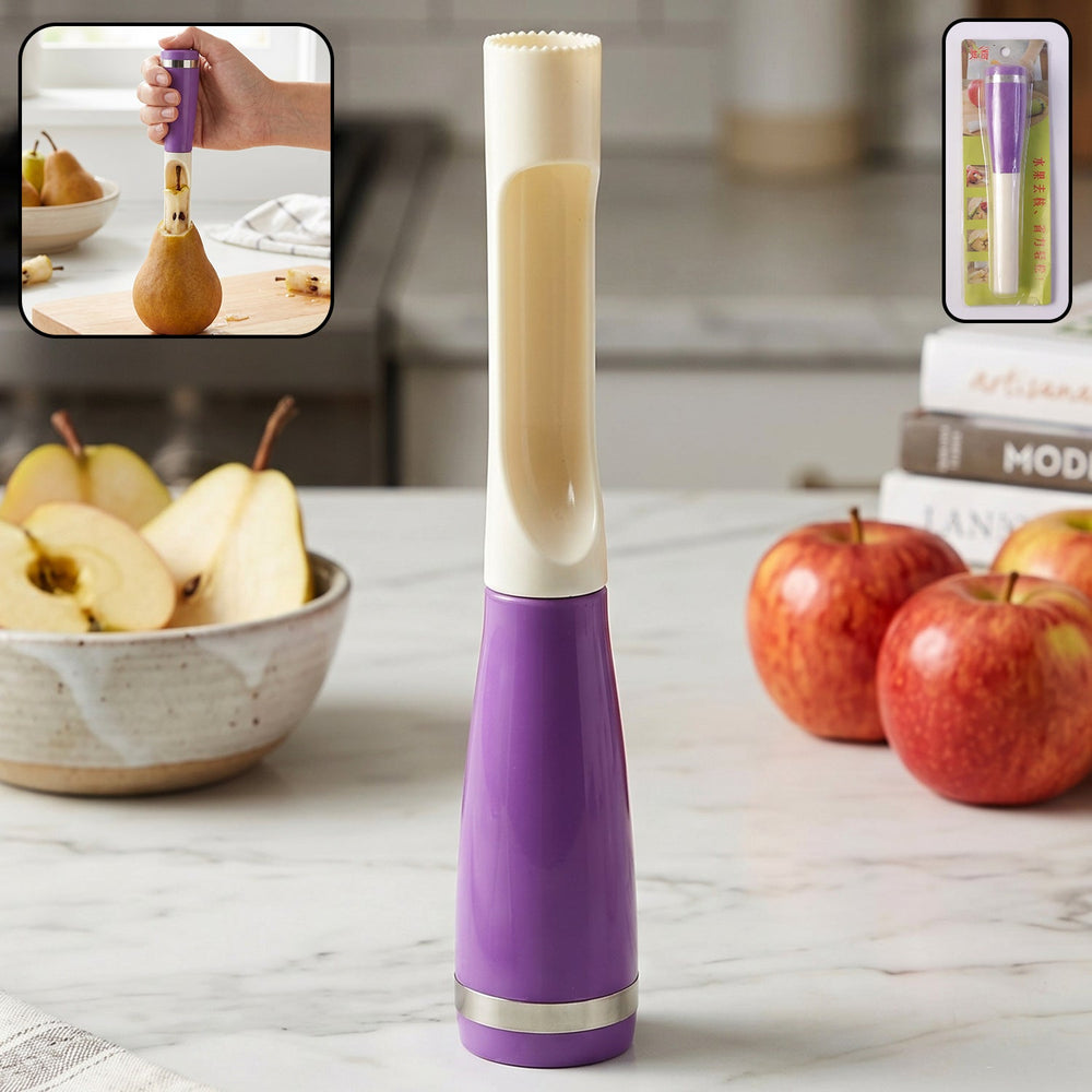 Multipurpose apple cutter slicer for quick fruit preparation