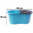 360° Rotating Turbo Spin Mop – Effortless Floor Cleaning with Long Handle