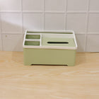 Organizer box in use on desk for storage