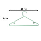 Hanger set for closet storage, supporting heavy clothes