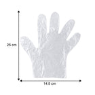 Single-use plastic gloves for household safety