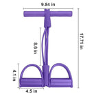Size chart for resistance exerciser for accurate selection
