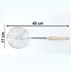 Deep fry strainer tool for efficient oil draining and frying