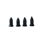 Side view of pink tubeless tire repair plug
