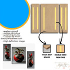 Floral MDF wall frame decor for home or office