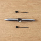 Compact multifunction spinner pen for stress relief and writing