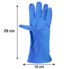 Size guide for large waterproof gloves