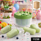 Plastic ice candy popsicle maker with SKU 11236 on white background