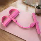 Active use of pull rope resistance exerciser for full body workout