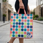 Eco-friendly, multipurpose carry bag with vibrant printed design