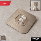 Self-stick adhesive wall hook pack for home organization
