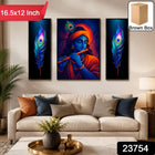Krishna religious wall art painting MDF for home decor
