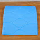 DIY self-adhesive blue wall decor foam panel